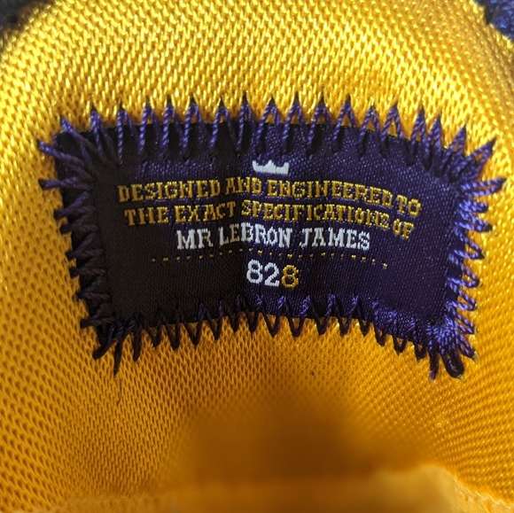 NIKE LEBRON VIII LAKERS SZ 9 USED main image 7